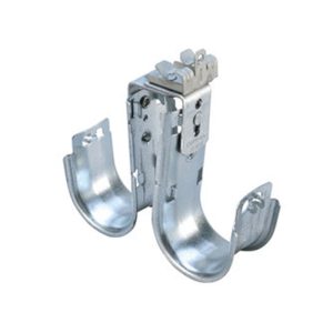 nVent Caddy CAT64HPD1M24 Cat HP J-Hook with Hammer-On Flange Clip, Swivel 4in dia