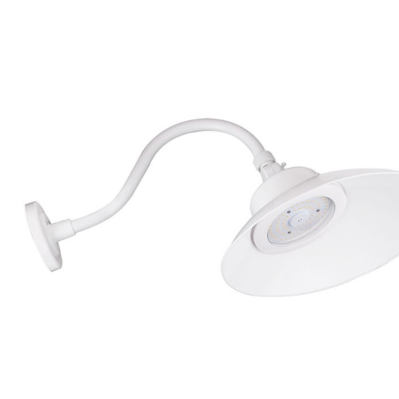 Profusion LED GN14S-23L-3K-WHT 20W Goose Neck Straight Shroud White 3000K