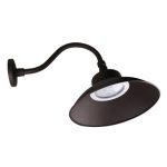 Profusion LED GN14A-23L-3K-BZ 20W Goose Neck Angled Shroud Bronze 3000K