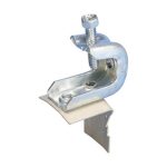 nVent Caddy CATHPBC200B Cat HP J-Hook Clip to BC200 Beam Clamp, Swivel 1/8"–1/2" Flange