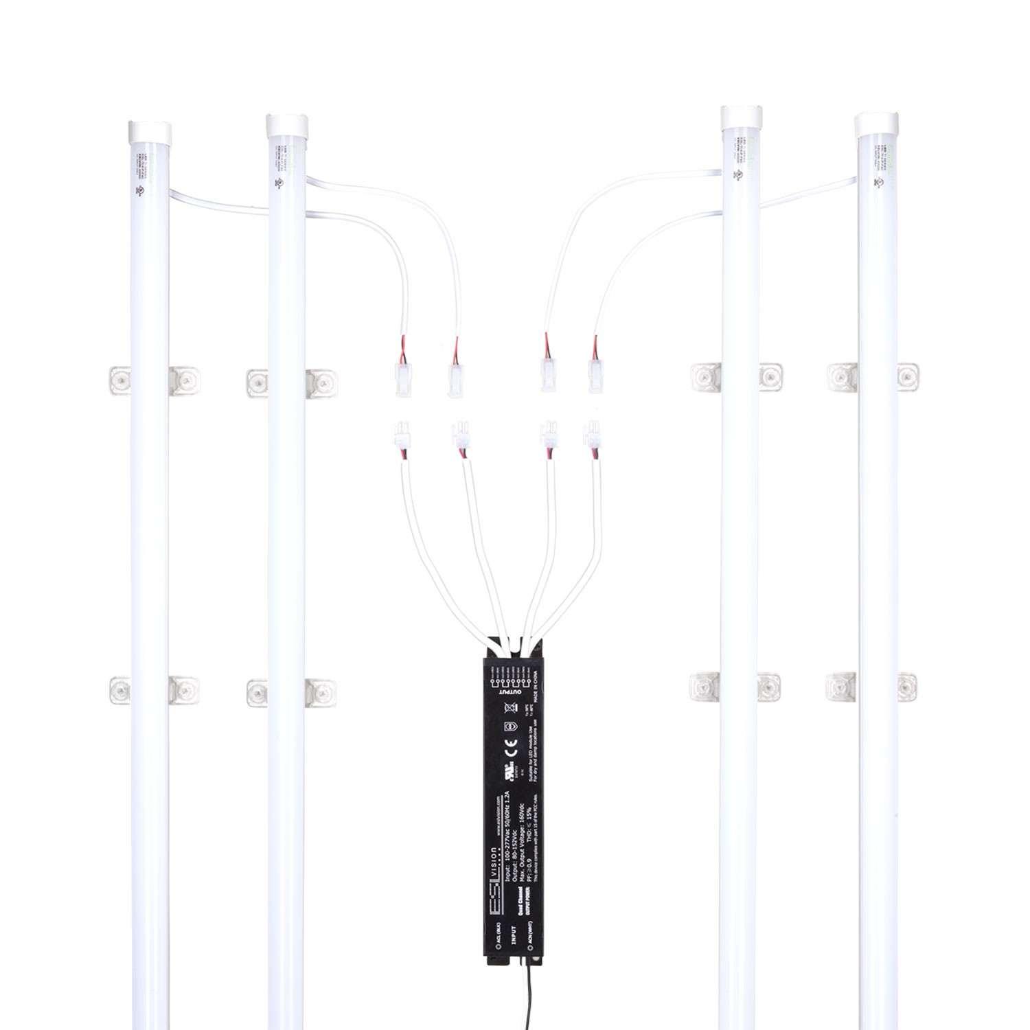 ESL Vision ESL-Ti-K24-S-88W-4L-F50 Ti 2x4 Kits, 88 Watt, 11552 LM, 5000 Kelvin, VAC,120-277