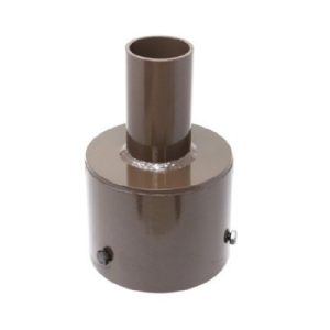 Light Efficient Design SL-SAL-BKT-RT-3-BK-G1 3" Round Tenon Bracket