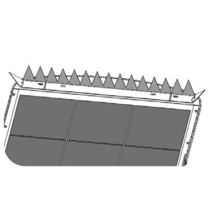 Light Efficient Design RP-SAL-BIRGUARD Bird Guard Spikes For Solera SAL Series