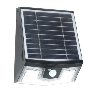 Light Efficient Design SL-SWL-7W-40K-BK-G2 7 Watt LED Solar Wall Pack-4000K-700 Lumens