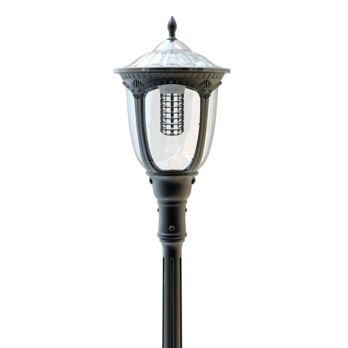 Light Efficient Design SL-SPT-20W-40K-SF-G2 20 Watt Solar Powered LED Post Top Fixture-4000K-2000 Lumens