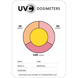 Light Efficient Design LC-UVC-TRICARD-10PK UV-C Tower Dosimeter Card - 10 Pack