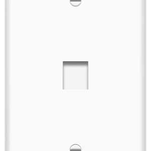 Legrand WP3301WH Pass And Seymour 1-Gang Oversized Wall Plate 1 Port White