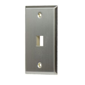 Legrand WP3401SS Pass And Seymour 1-Gang Stainless Wall Plate 1-Port