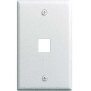Legrand WP3401WH10 Pass And Seymour 10 Pack 1-Gang Wall Plate 1-Port White