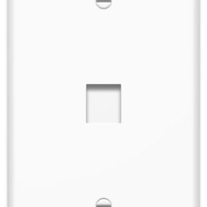 Legrand WP3301WH10 Pass And Seymour 10 Pack Jumbo Wall Plate 1-Port White