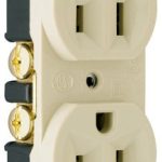Legrand CRB5262I Pass And Seymour 15A 125V Construction Duplex Receptacle Ivory