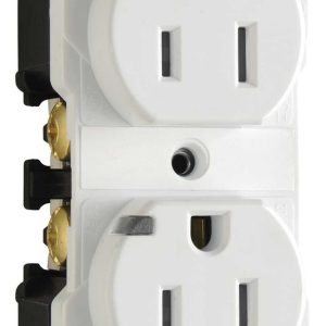 Legrand TR8200HPIW Pass And Seymour 15A 125V Indicating Grade Tamper-Resistant Hospital Grade Power Indicator White