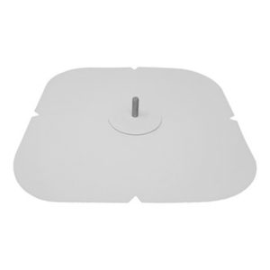 nVent Caddy CRAU24TW1CR2 Pyramid Rooftop Anchor, Thermoplastic Polyolefin, CARLISLE Membrane, 11 3/4in