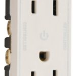 Legrand 26252CDBK Pass And Seymour 15A Dual-Controlled Decorator Receptacle Black