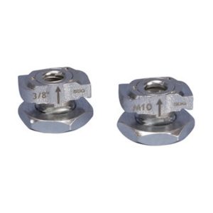 nVent Caddy CRLS37EG Quick 3/8in Channel Nut with Push-to-Install Technology for Strut Channel