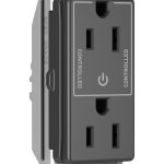 Legrand PT26262SCBK Pass And Seymour 15A/125V Split Circuit Decorator Spec Grade Black