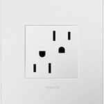 Legrand ARTR152W4 Pass And Seymour 2-Module Tamper-Resistant Outlet 15A
