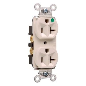 Legrand 8300HLA Pass And Seymour 20A 125V Compact Hospital Grade Duplex Receptacle