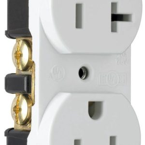 Legrand CRB5362SW Pass And Seymour 20A 125V Construction Grade Duplex Receptacle Smooth Face White