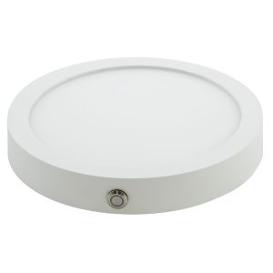 ESL Vision ESL-DDSK-R7-15w-130-WH-EMG 7" Round DDSK Series, White Housing, 15 Watts, 3000K Kelvin, 900 Lumens, 90 CRI