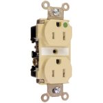 Legrand TR8300HPILA Pass And Seymour 20A 125V Indicating Grade Tamper-Resistant Hospital Grade Power Indicator Compact L