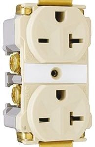 Legrand 5862ALA Pass And Seymour 20A 250V Duplex Receptacle