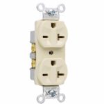 Legrand 5850I Pass And Seymour 20A 250V Duplex Receptacle Ivory