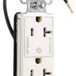 Legrand PTTR26362SCCTLA Pass And Seymour 20A Tamper-Resistant Half Control PlugTail Receptacle Light Almond