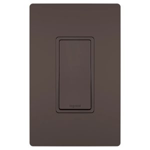 Legrand TM873DBCC10 Pass And Seymour 3-Way Decorator Switch 15A 120/277V Dark Bronze