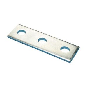 nVent Caddy F200000EG Three Hole Flat Bracket, Steel, EG, 5.375in
