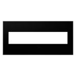 Legrand AWP5GNK1 Pass And Seymour Adorne Black Ink 5-Gang Wall Plate