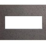 Legrand AWM3GHFFE1 Pass And Seymour Adorne Hubbardton Forge Natural Iron 3-Gang Wall Plate