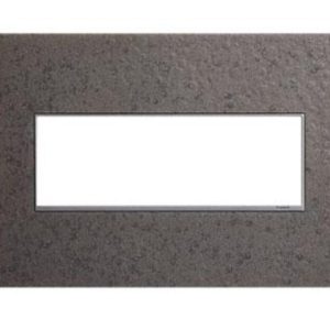 Legrand AWM3GHFFE1 Pass And Seymour Adorne Hubbardton Forge Natural Iron 3-Gang Wall Plate