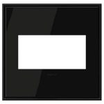 Legrand AWC2GBLN4 Pass And Seymour Black Nickel 2-Gang Wall Plate