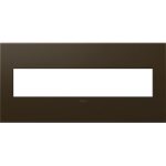 Legrand AWP6GBR1 Pass And Seymour Bronze 6-Gang Wall Plate
