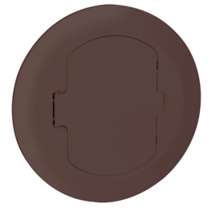 Legrand TM1542TRBR Pass And Seymour Brown Plastic Cover For Floor Box