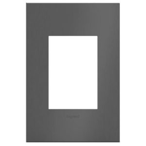 Legrand AWC1G3BBN4 Pass And Seymour Brushed Black Nickel 1-Gang 3M Wall Plate