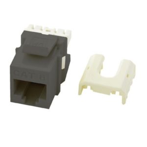 Legrand WP3476GY Pass And Seymour CAT6 Quick/Click A/B Keystone Connector Gray