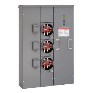 Square D MP43200 200 A, 240 VAC single phase Meter Pak Meter Center