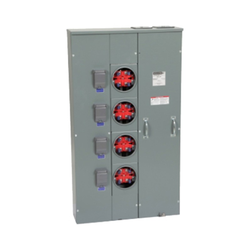 Square D MP64200 600 A, 240 VAC 4 Sockets Meter Pak Meter Center