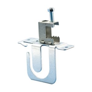 nVent Caddy MCS100BC MC/AC Cable Support Bracket with Spring Steel Beam Clamp, 1/8–1/2in Flange