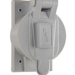 Legrand 7770GRY Pass And Seymour Corrosion-Resistant 50A Plastic Flip Lid Cover Gray