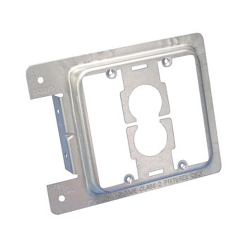 nVent Caddy MP2S Low-Voltage Mounting Plate For New Construction, 2-Gang
