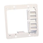 nVent Caddy MPAL2 Plastic Low Voltage Mounting Plate, 2 Gang
