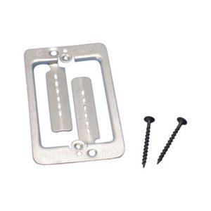 nVent Caddy MPLS Low-Voltage Mounting Plate with Screws, 1-Gang