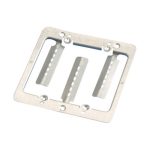 nVent Caddy MPLS2 Low-Voltage Mounting Plate with Screws, 2-Gang