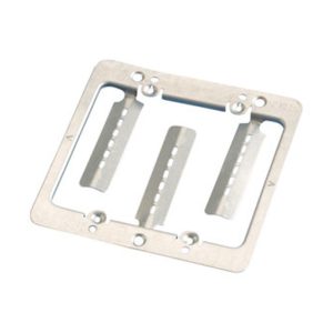 nVent Caddy MPLS2 Low-Voltage Mounting Plate with Screws, 2-Gang