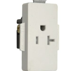 Legrand TR26361I Pass And Seymour Decorator Receptacle Single Tamper-Resistant 20A/125V Ivory