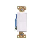 Legrand 2601LA Pass And Seymour Decorator Switch 1P 15A 120/277VAC Light Almond