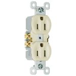 Legrand 5262AGRY Pass And Seymour Duplex Receptacle 15A/125VAC Gray